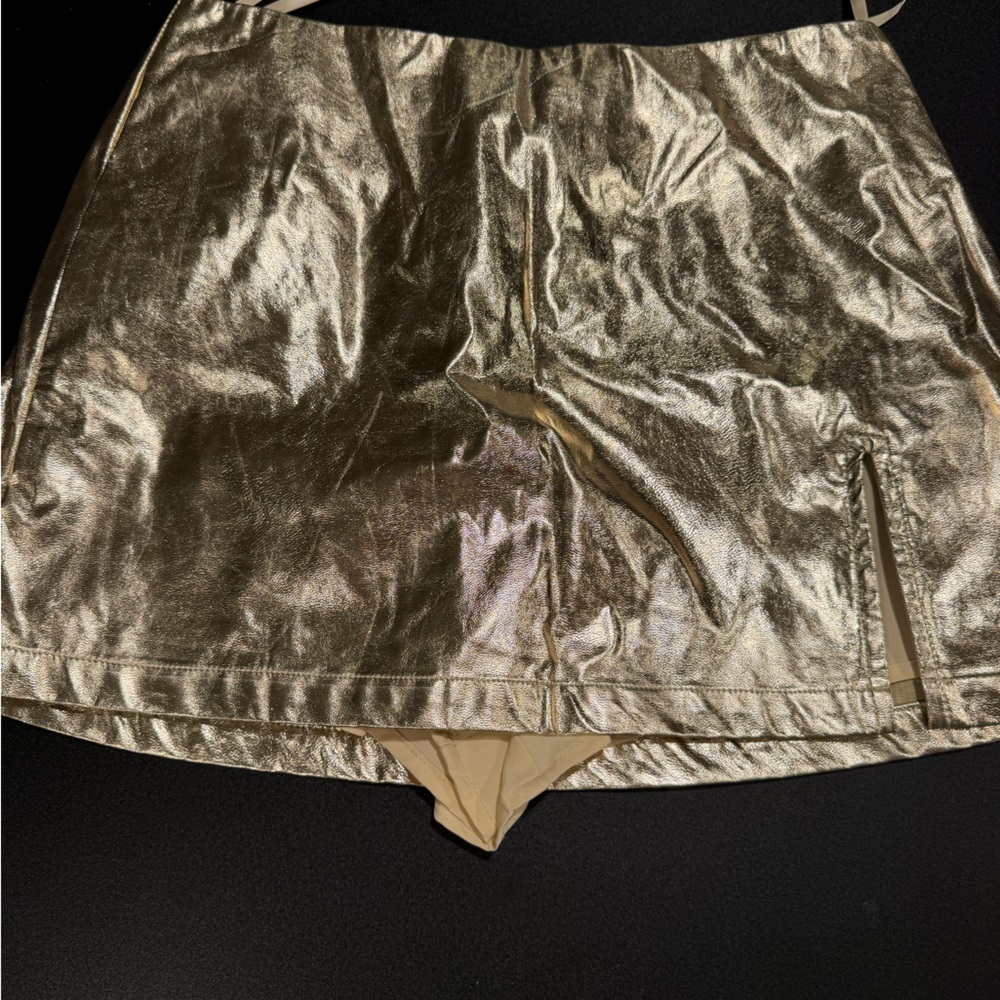 Cotton Candy Metallic Women’s Mini skirt